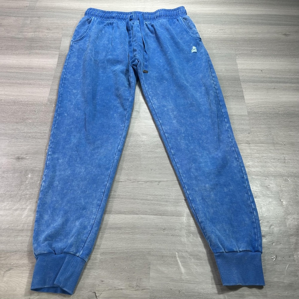VINTAGE Kangol Sweatpants‎ Mens XL Blue Fleece Jogger Elastic Waist Y2K